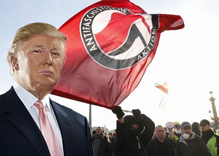 Reaparecieron los antifascistas: todos contra Trump