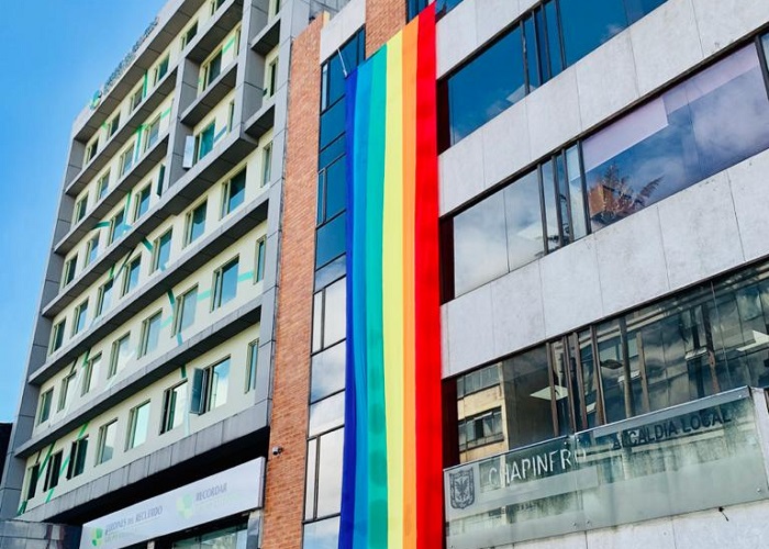 La alcaldía de Chapinero se vistió de orgullo