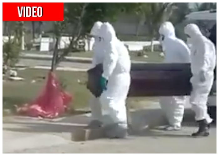 Los tristes entierros en Barranquilla