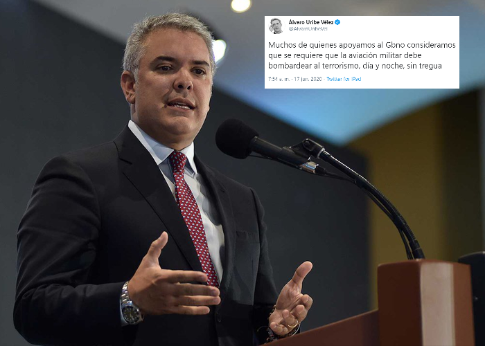 ¿Cumplirá Duque el deseo de Uribe de “bombardear al terrorismo, día y noche, sin tregua