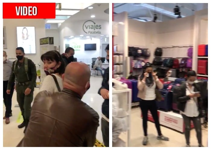 Caos en Falabella tras reapertura en Bogotá
