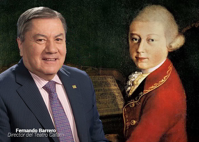Sayco pide el certificado de defunción de Mozart al director del Teatro Cafam