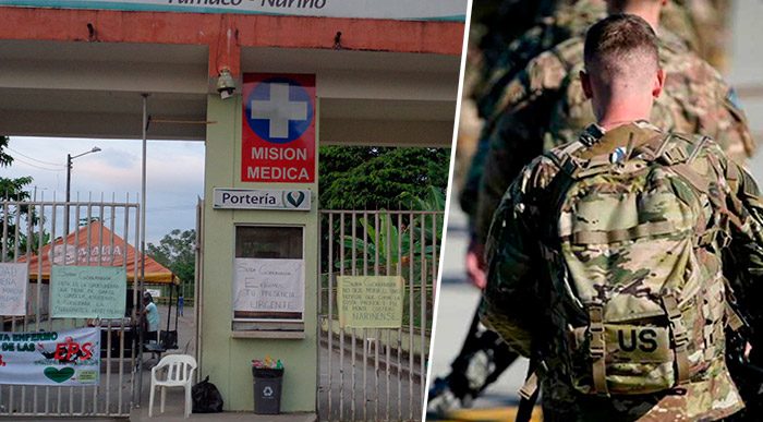  - "A Tumaco llegan primero militares USA, que las camas UCI para el COVID-19"