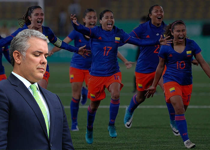 Críticas y burlas a Iván Duque por su hipocresía con el fútbol femenino