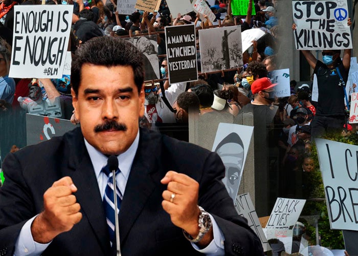 ¿Maduro está detrás de las protestas en EEUU?