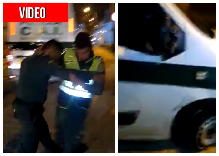 Policías borrachos habrían estrellado una patrulla en Cartagena