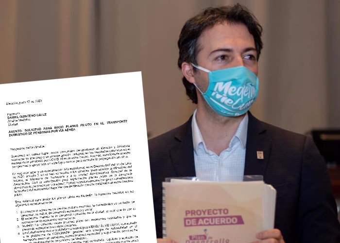 El alcalde de Medellín se atraviesa: no a la apertura de aeropuerto