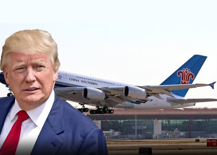 Donald Trump prohibirá vuelos de aerolíneas chinas