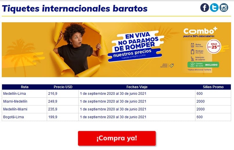  - Avianca y VivaAir arrancan con vuelos