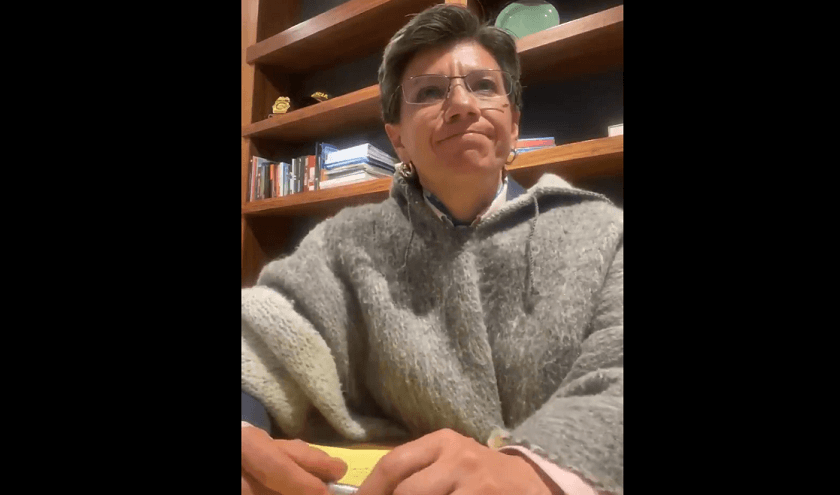 Claudia se quiebra por las muertes en Bogotá: 
