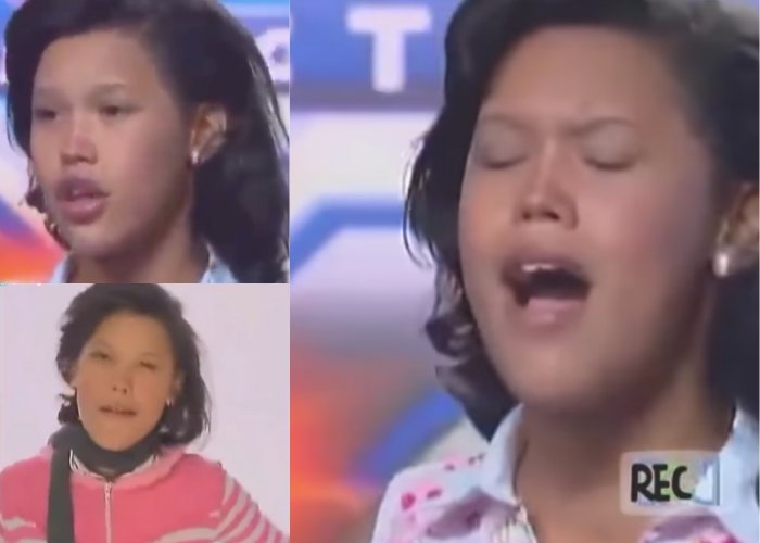 Cuando Ana del Castillo era una inocente niña en el Factor X de RCN