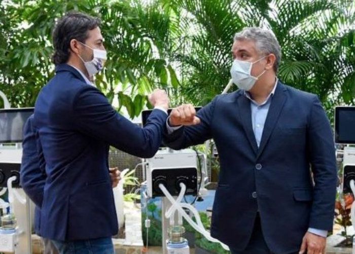 El incómodo momento del alcalde de Medellín con Duque