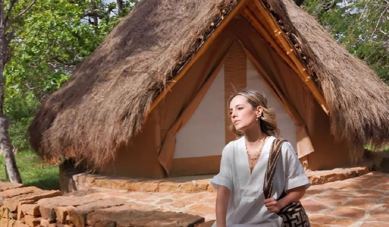 La presentadora Milena López con combo de amigos se va de paseo a Barichara