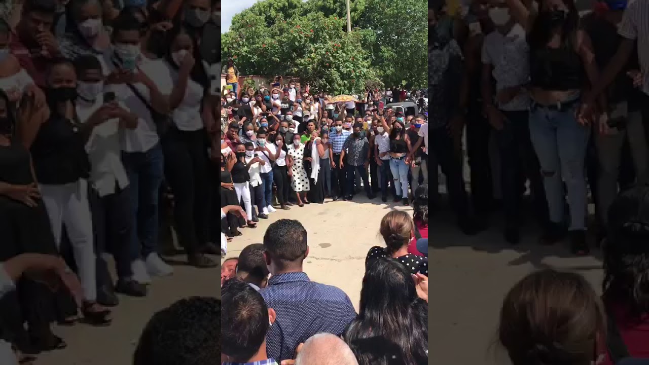 Miles de personas sin tapabocas en entierro en La Guajira
