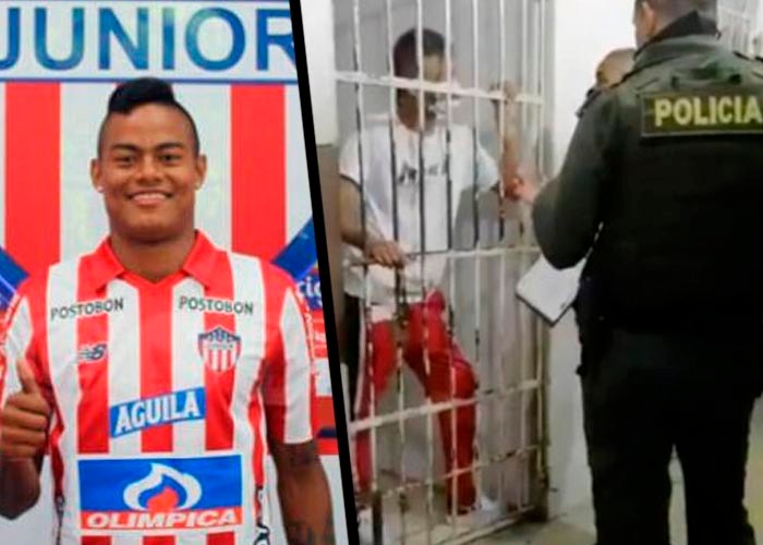 El ídolo del Junior al que metieron en un calabozo por su grosería con la policía