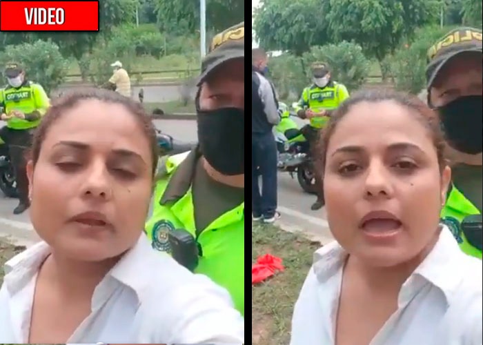 Iba sin casco, si SOAT, sin revisión....¿y protestó porque la partieron?