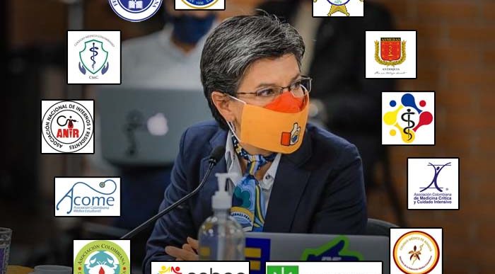  - Claudia López cercada por los médicos: piden cuarentena general para Bogotá