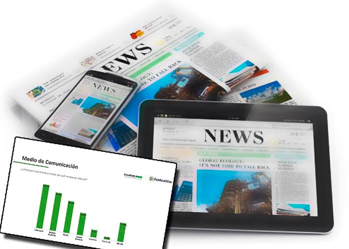 Colombianos se informan más vía digital que por radio