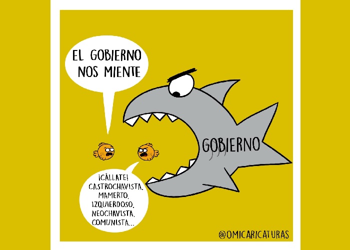 Caricatura: La reencauchada estrategia de la derecha