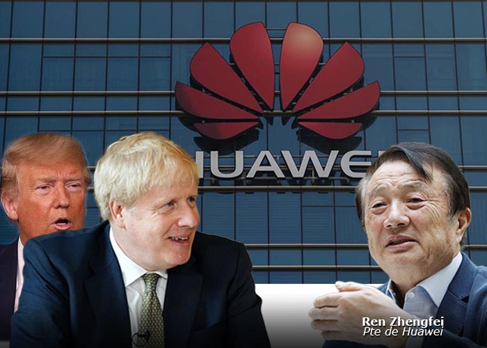 La bloqueada de Boris Johnson a Huawei, una arrodillada a Trump