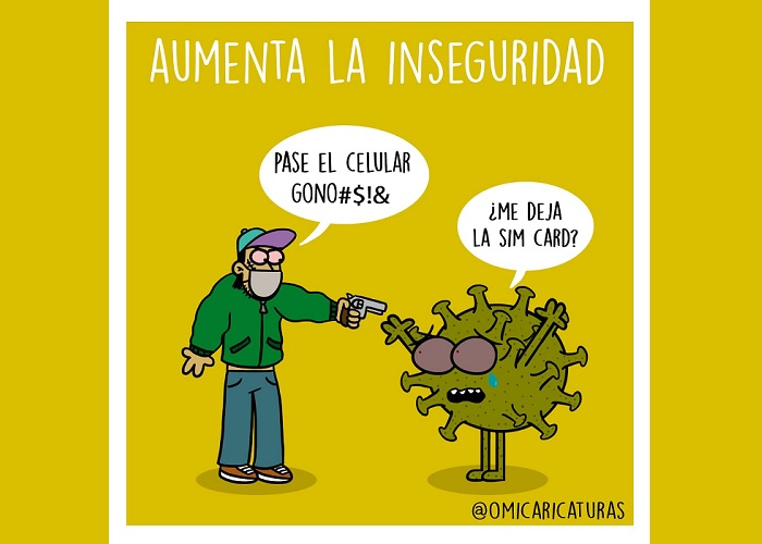 Caricatura: Aumenta la inseguridad