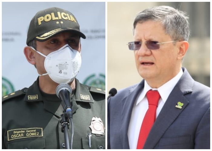 Comandante de la Policía de Bogotá y Gobernador (e) de Antioquia con Covid-19