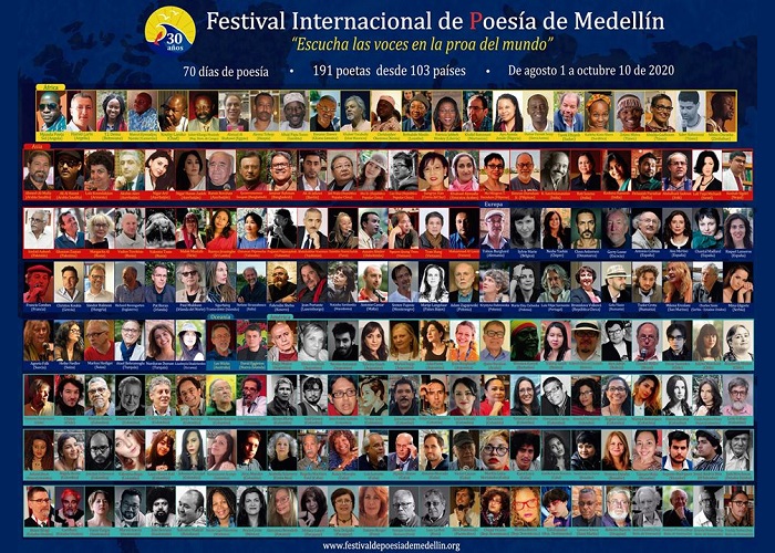 Un saludo al trigésimo Festival Internacional de Poesía de Medellín
