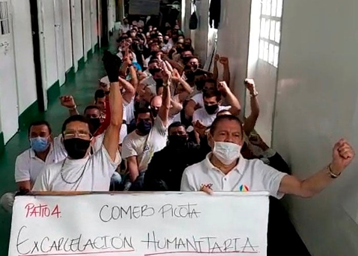 Presos de las antiguas Farc en La Picota y contagiados de COVID-19