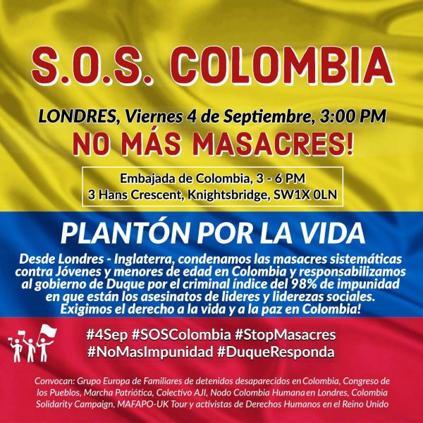  - “Con un concierto no se acaban las masacres”: Canto por Colombia este 30 de agosto