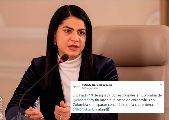 INS contradice a Bloomberg: no somos el peor país del mundo en contagios