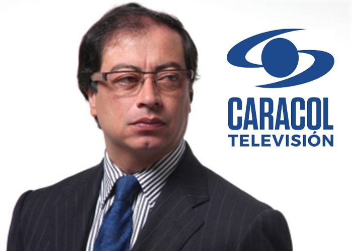La rabia de Petro con Caracol Televisión