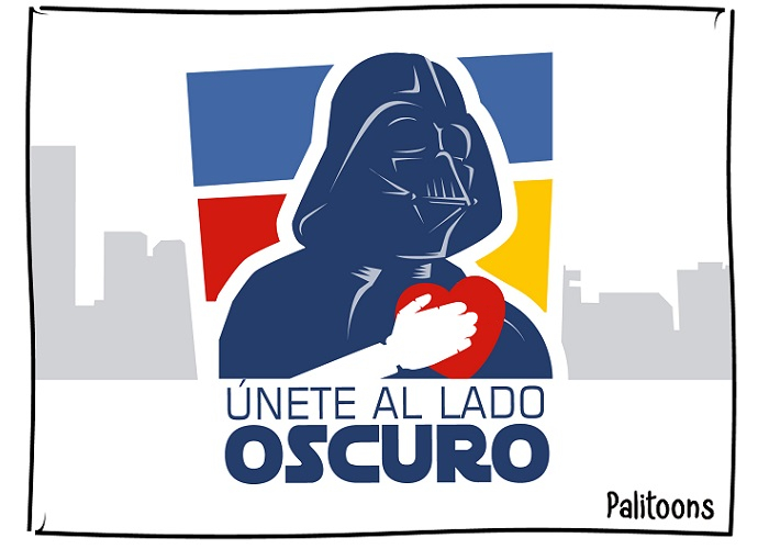 Caricatura: Únete al lado oscuro