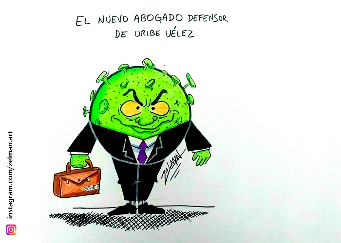 Caricatura: ¿El nuevo abogado de Uribe?
