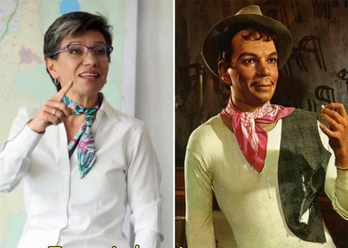 Se burlan de Claudia López comparándola con Cantinflas