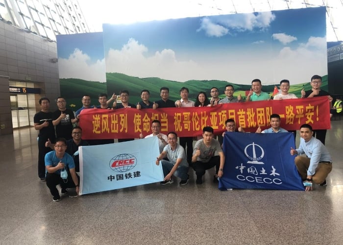 El vuelo de Avianca que trae a los chinos del Metro de Bogotá