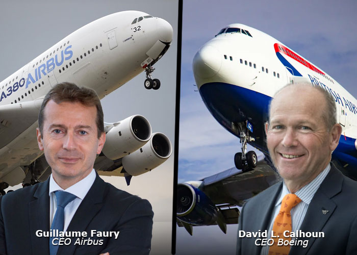 La puja entre Boeing y Airbus en medio de la pandemia