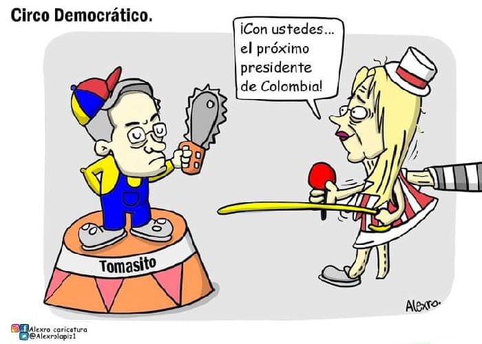 Caricatura: Circo democrático
