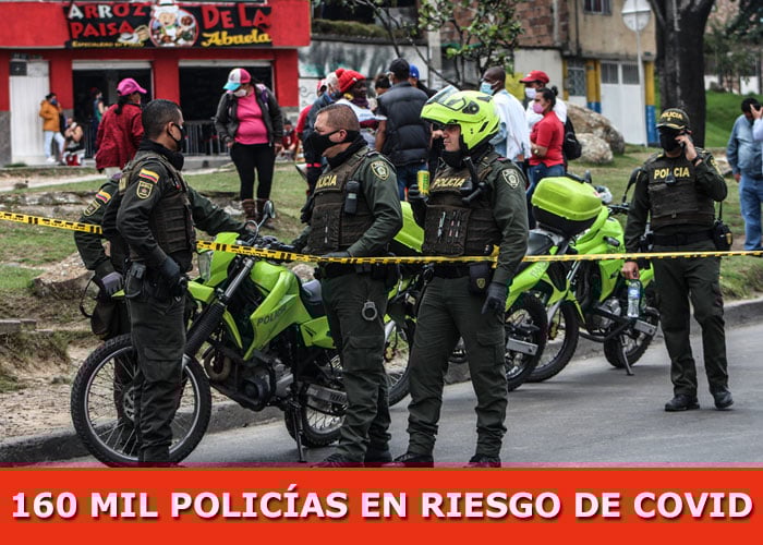Duplicados casos y muertes por Covid-19 en la policía