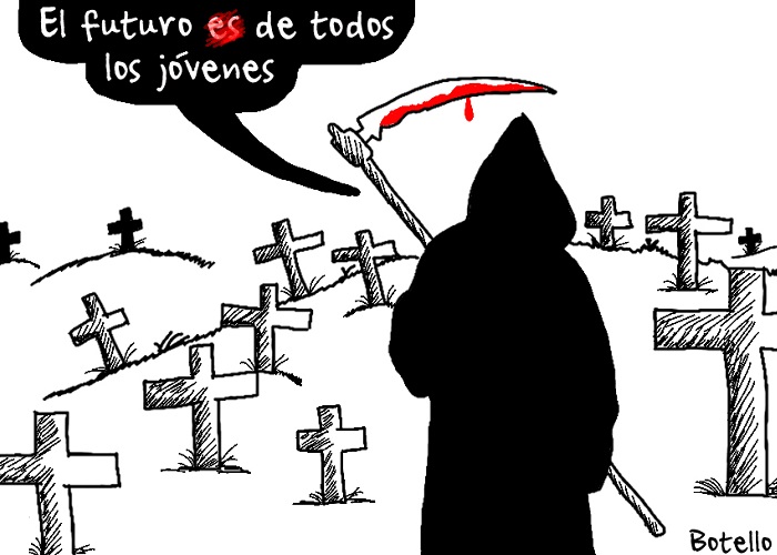 Caricatura: El futuro de todos los jóvenes