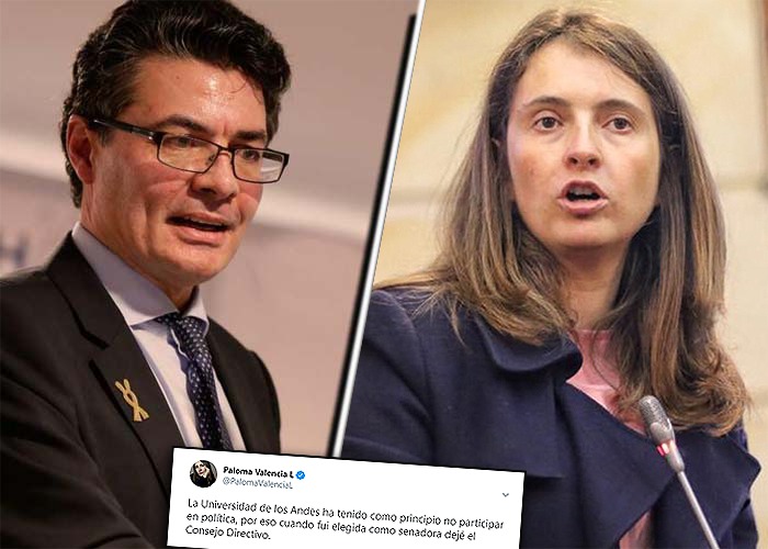 Banderillazo de Paloma Valencia a rector Gaviria