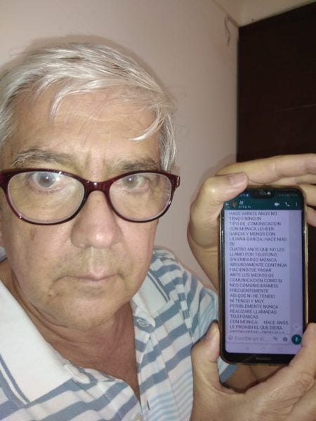  - Reaparece Carlos Lehder desde Alemania y desautoriza a su hija Mónica como su vocera