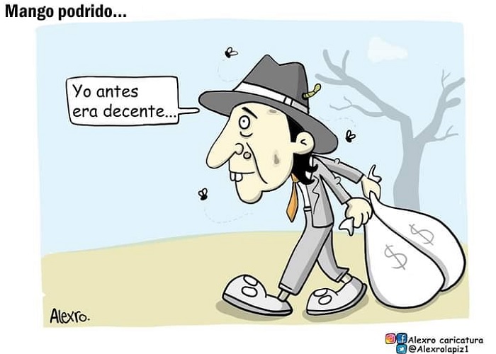Caricatura: Mango podrido