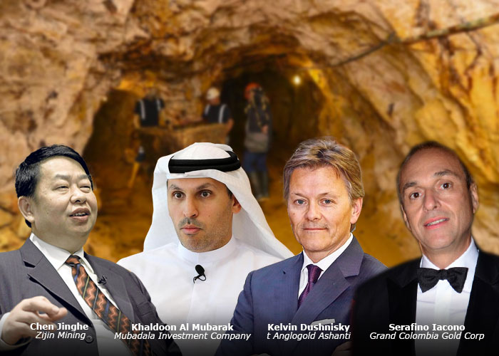 Cuatro compañías extranjeras dueñas del oro que sale de Colombia