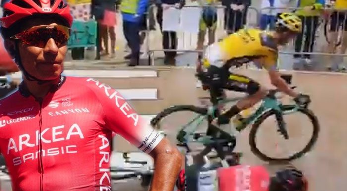  - Mala suerte: Nairo se cae iniciando el Tour de Francia