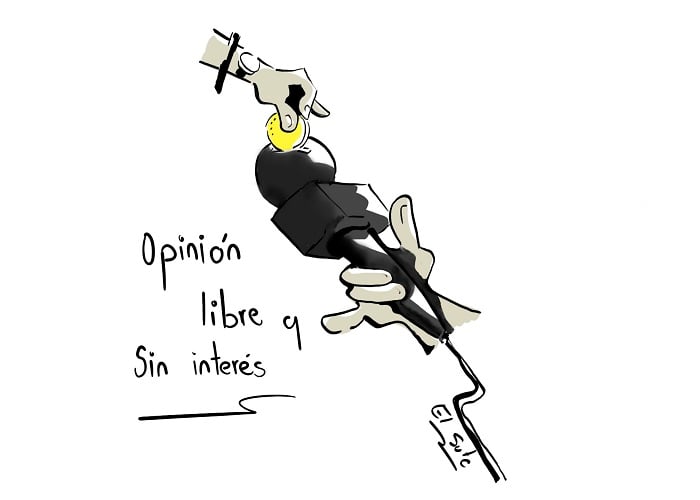 Caricatura: ¿Para cuándo una prensa realmente libre e independiente?