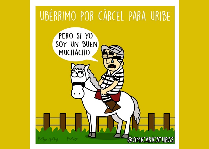 Caricatura: ¿Ubérrimo por cárcel para Uribe?