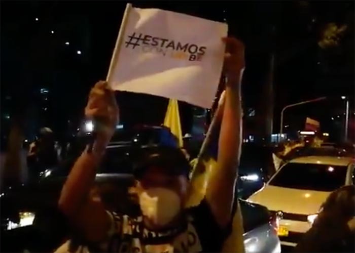 VIDEO - Uribistas amenazan con tomarse Bogotá si no liberan a Uribe