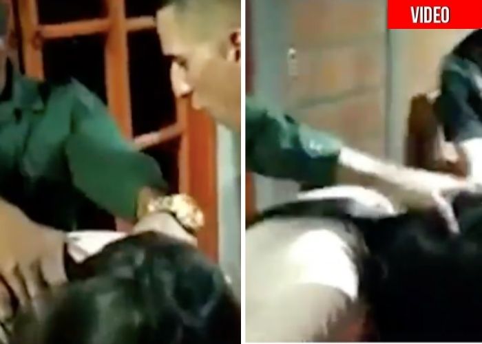 Policías enrumbados manosean a joven en Antioquia