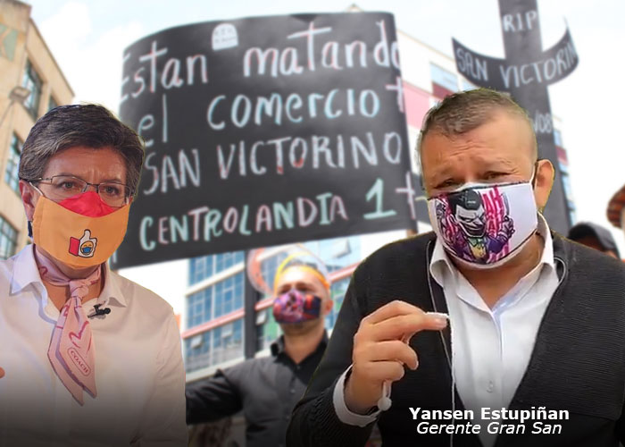 El cucuteño líder de San Victorino mantiene al rojo a la alcadesa Claudia López