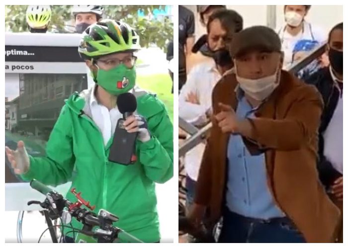 El rechazo al ataque homofóbico contra Claudia López